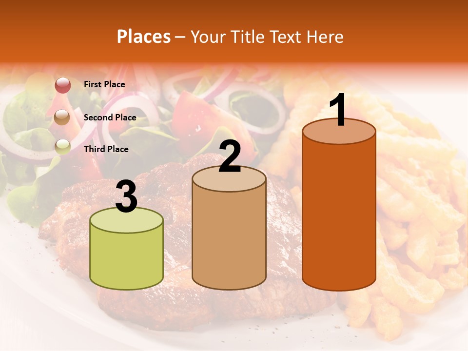 Portion Diet Barbecue PowerPoint Template