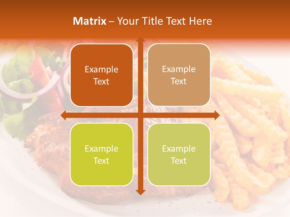 Portion Diet Barbecue PowerPoint Template