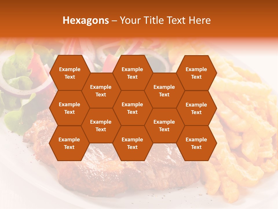 Portion Diet Barbecue PowerPoint Template