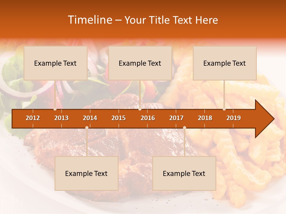 Portion Diet Barbecue PowerPoint Template