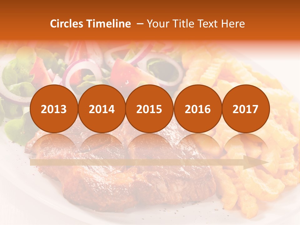 Portion Diet Barbecue PowerPoint Template