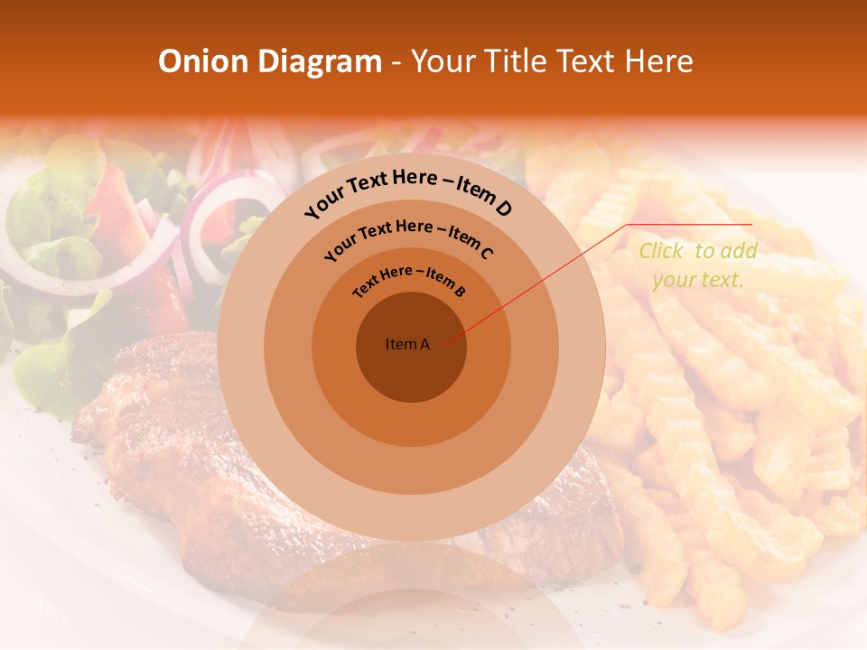 Portion Diet Barbecue PowerPoint Template