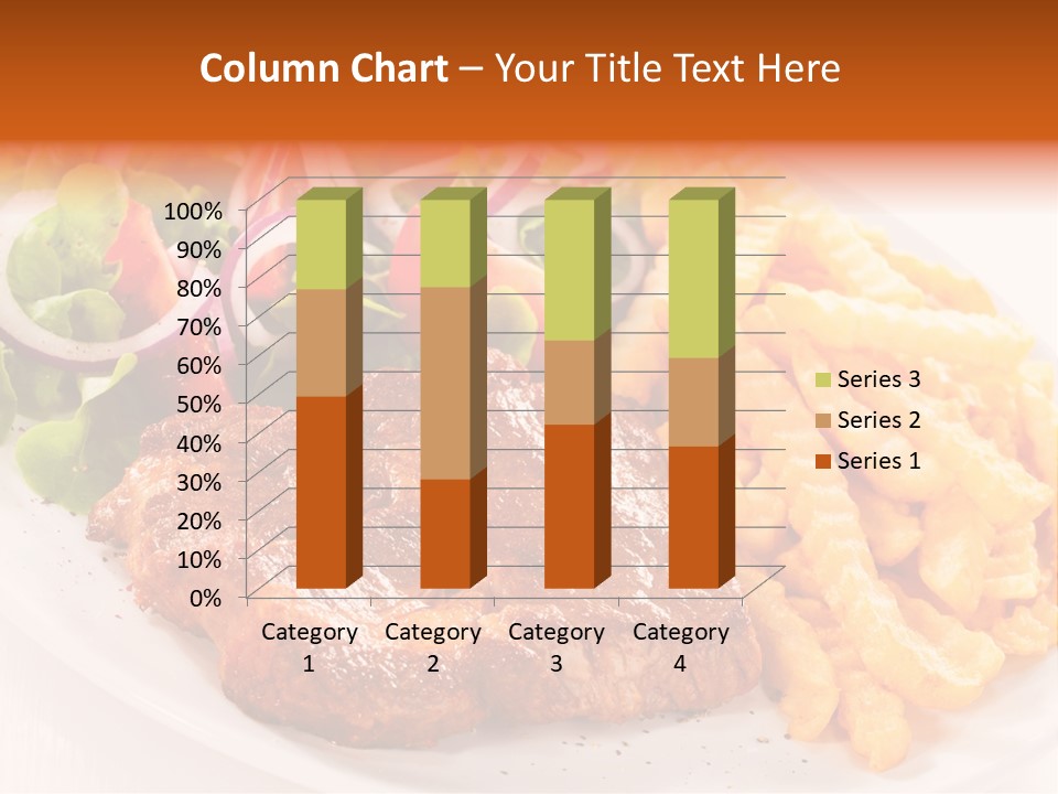 Portion Diet Barbecue PowerPoint Template