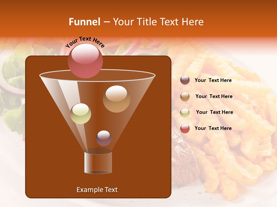 Portion Diet Barbecue PowerPoint Template