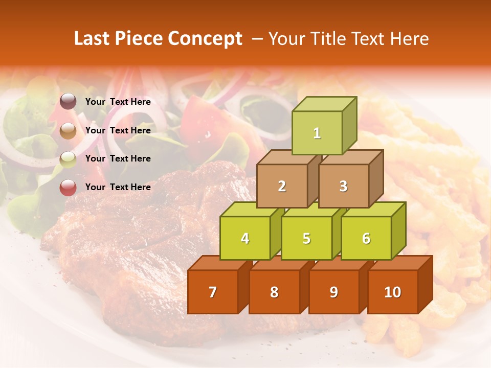 Portion Diet Barbecue PowerPoint Template