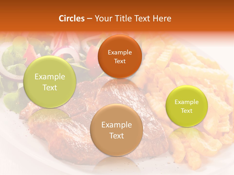 Portion Diet Barbecue PowerPoint Template