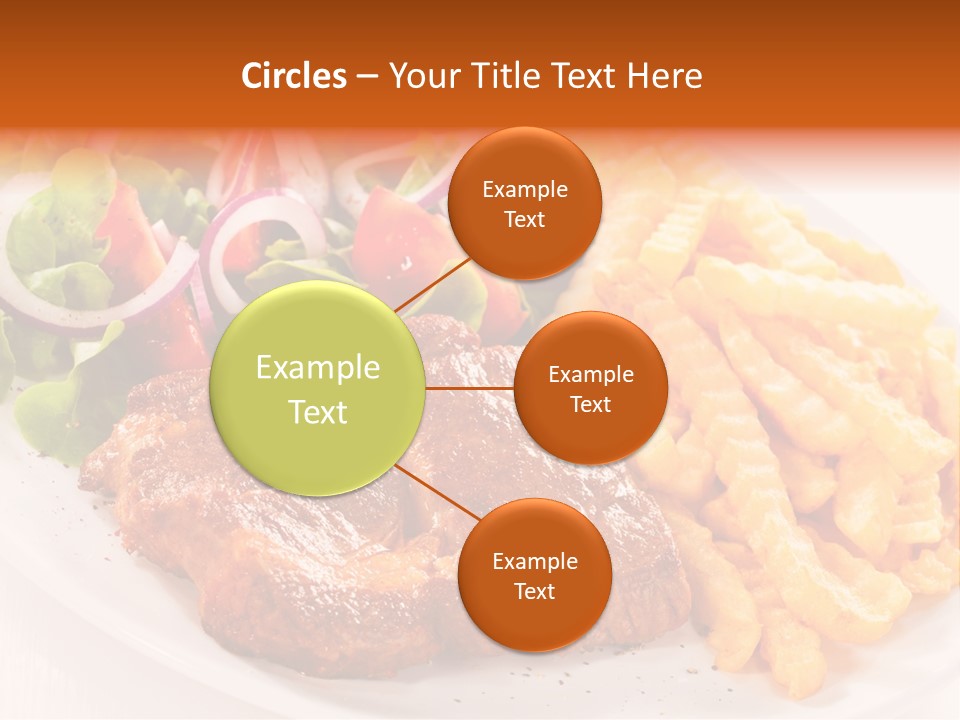 Portion Diet Barbecue PowerPoint Template