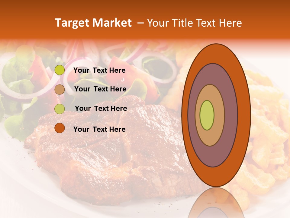 Portion Diet Barbecue PowerPoint Template
