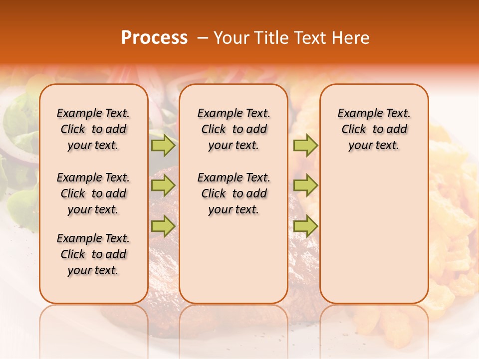 Portion Diet Barbecue PowerPoint Template