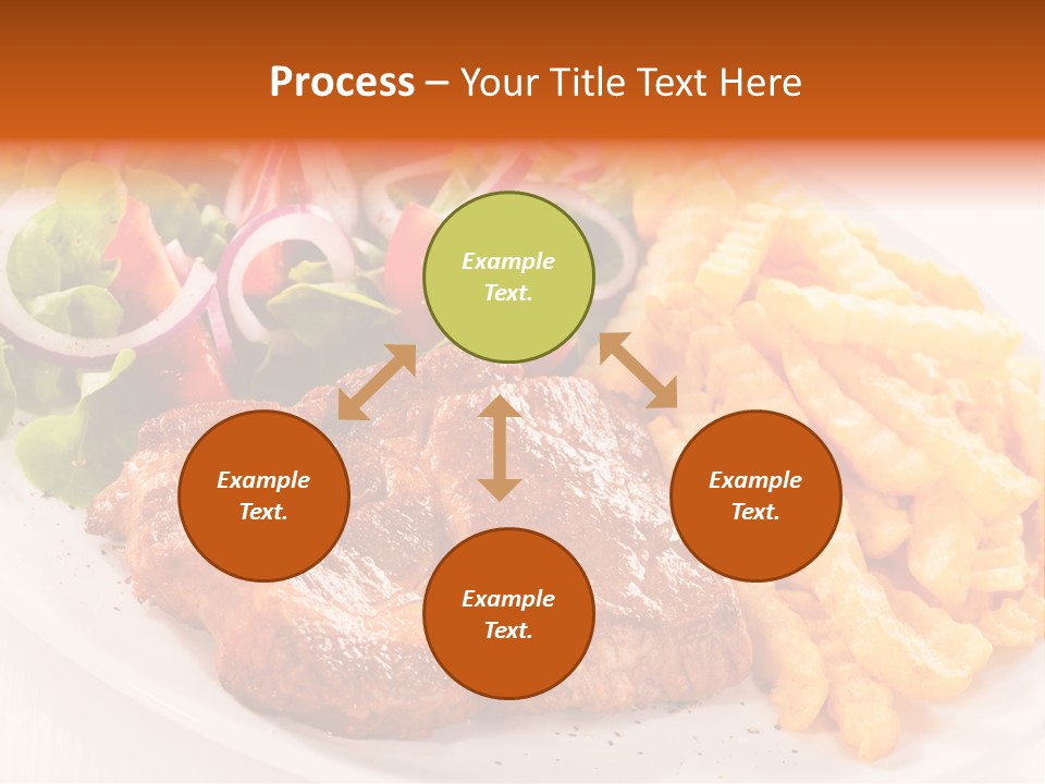 Portion Diet Barbecue PowerPoint Template