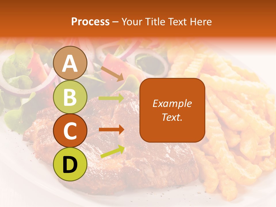 Portion Diet Barbecue PowerPoint Template