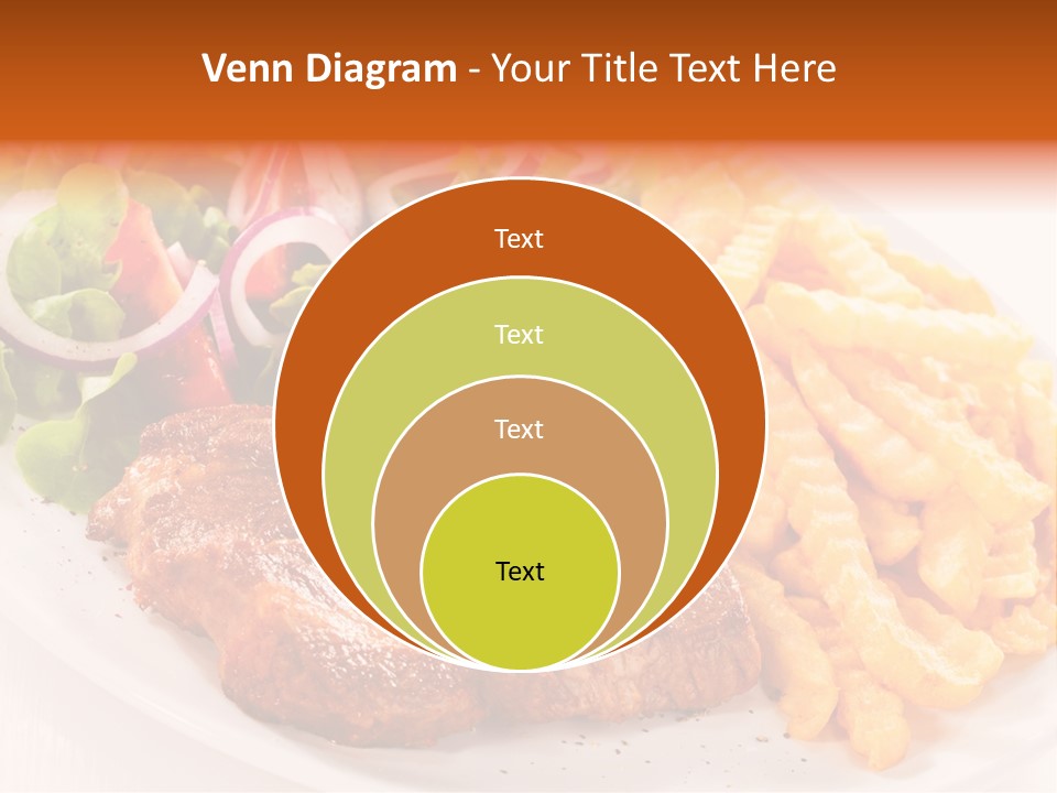Portion Diet Barbecue PowerPoint Template
