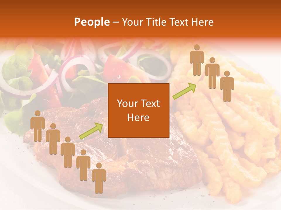 Portion Diet Barbecue PowerPoint Template