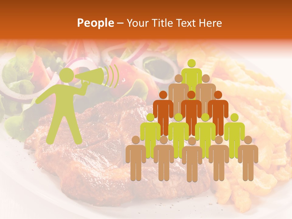 Portion Diet Barbecue PowerPoint Template