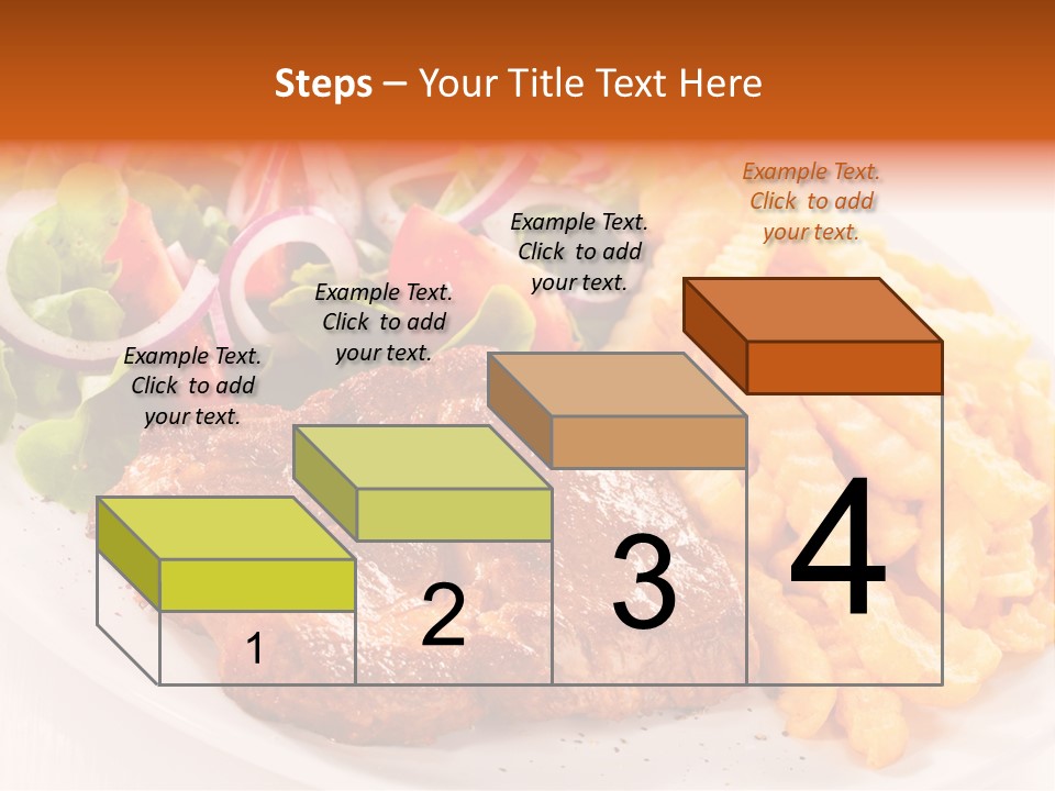 Portion Diet Barbecue PowerPoint Template