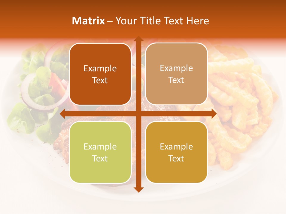 Dining Fillet Snack PowerPoint Template