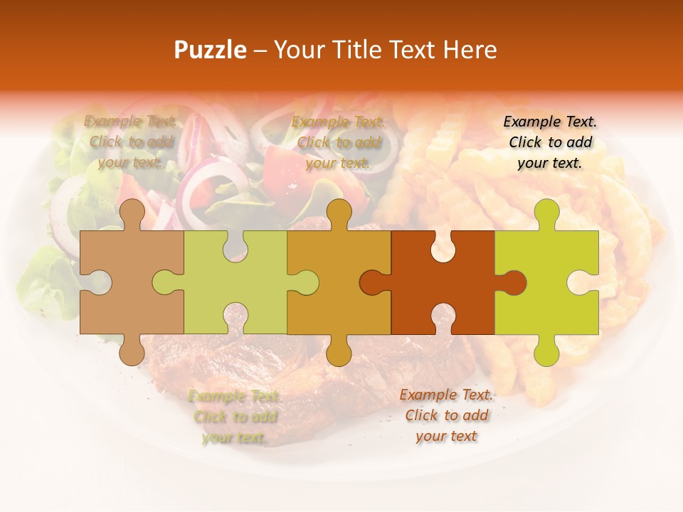 Dining Fillet Snack PowerPoint Template