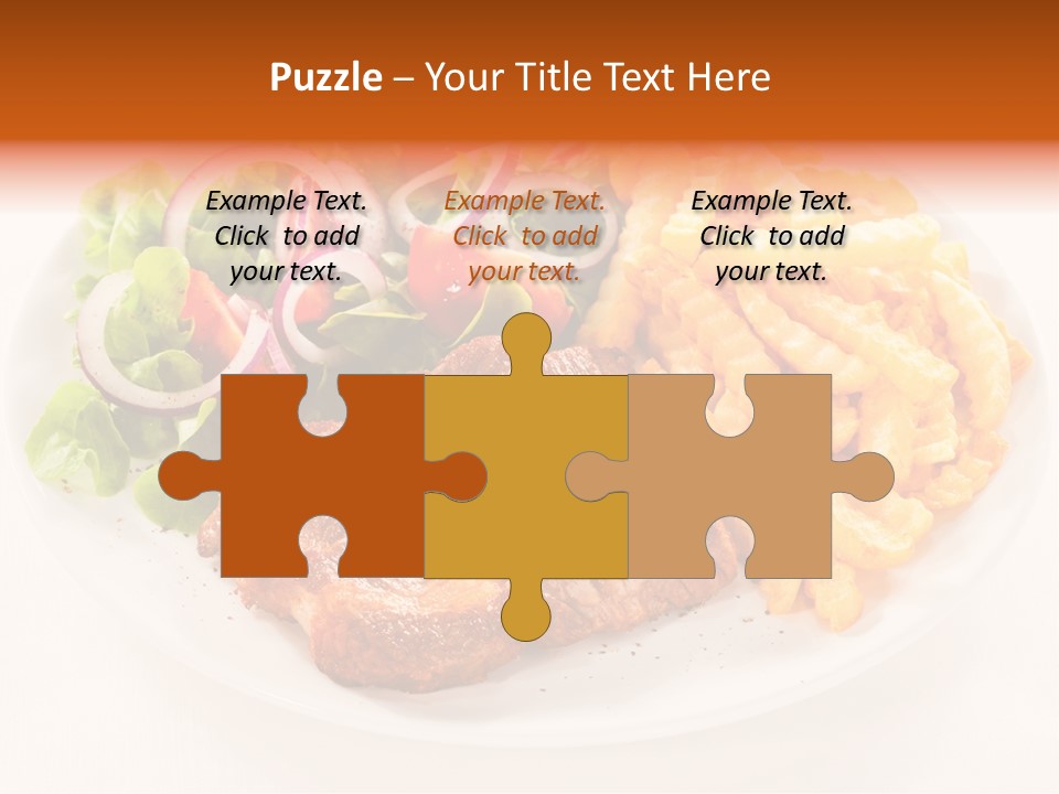 Dining Fillet Snack PowerPoint Template