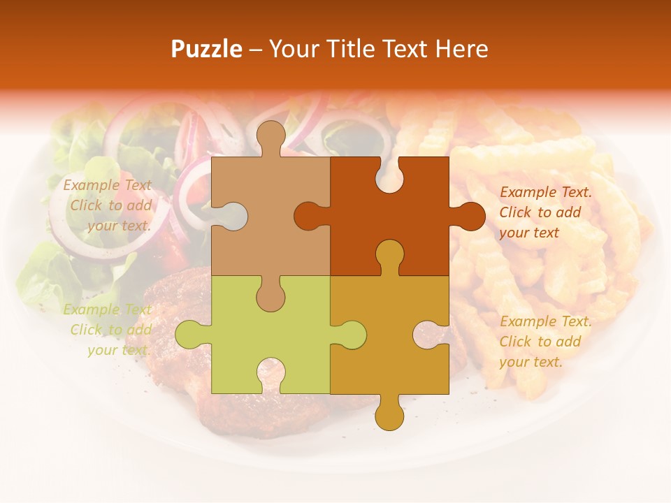 Dining Fillet Snack PowerPoint Template