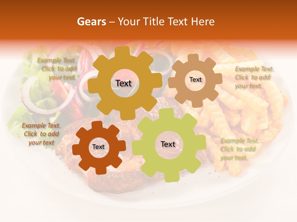 Dining Fillet Snack PowerPoint Template