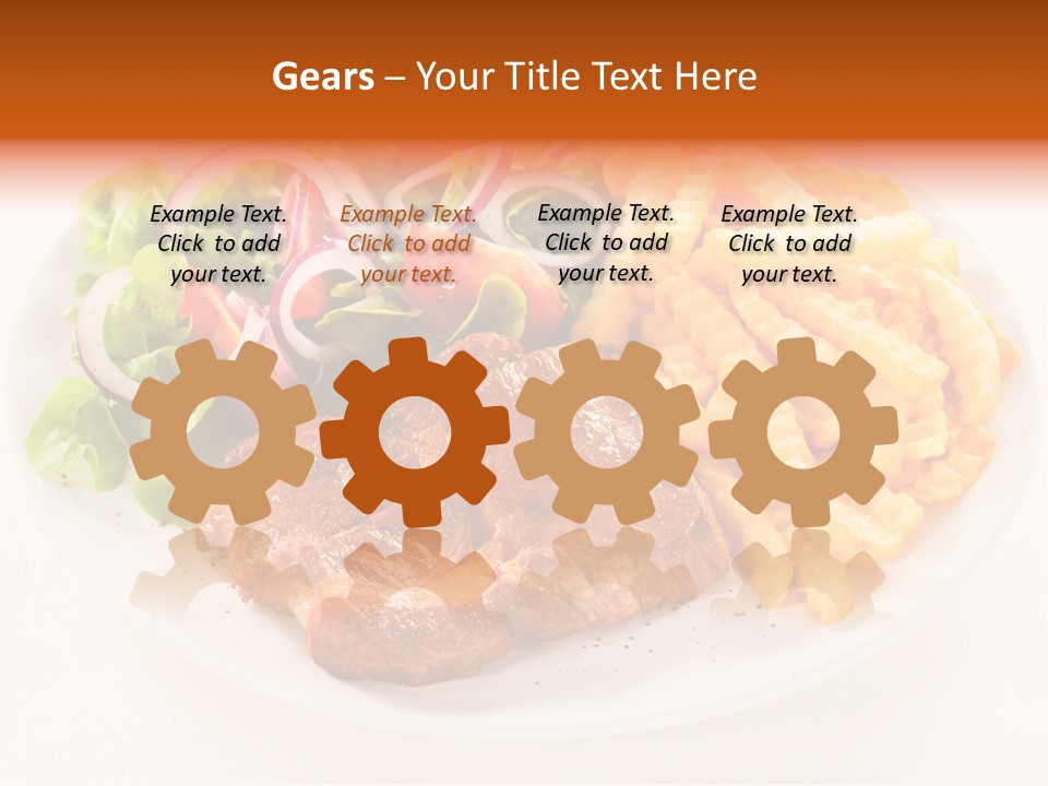 Dining Fillet Snack PowerPoint Template