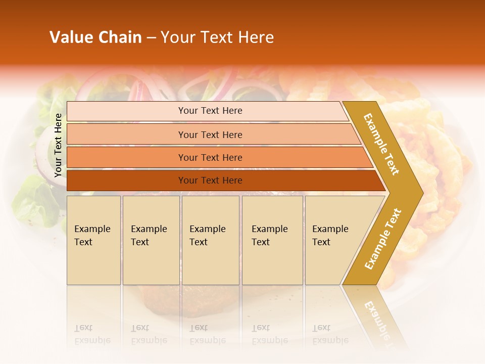 Dining Fillet Snack PowerPoint Template
