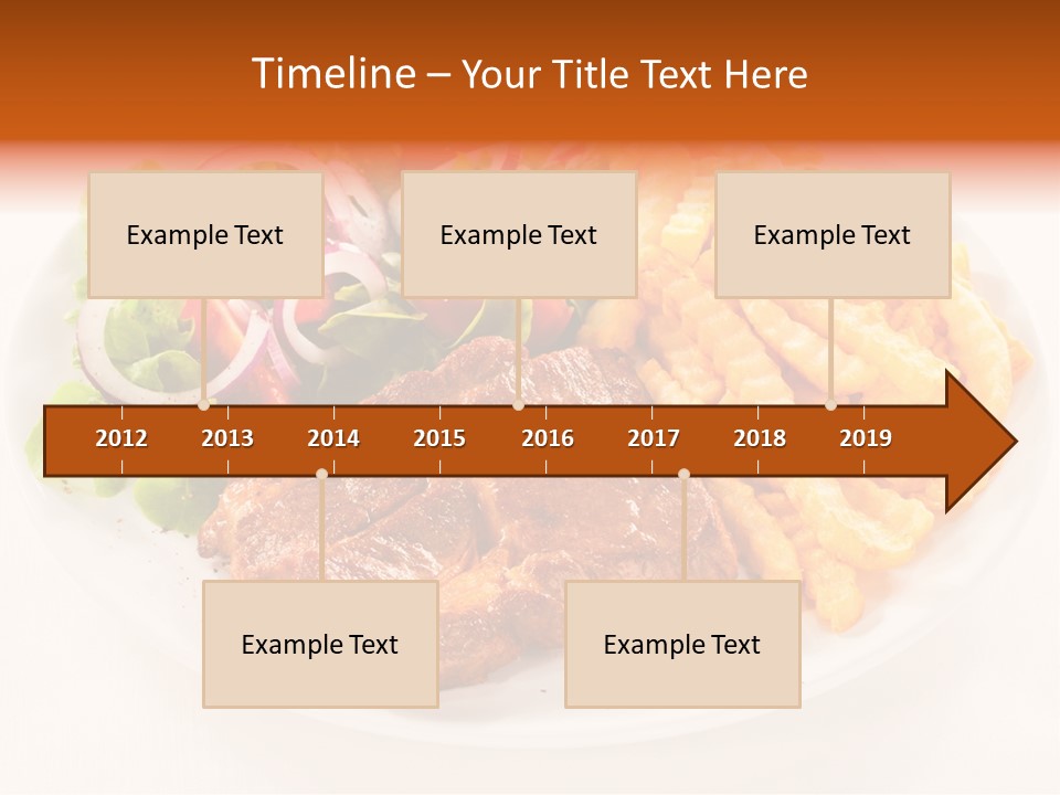 Dining Fillet Snack PowerPoint Template