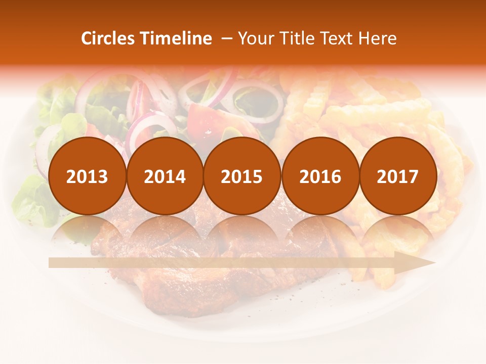 Dining Fillet Snack PowerPoint Template
