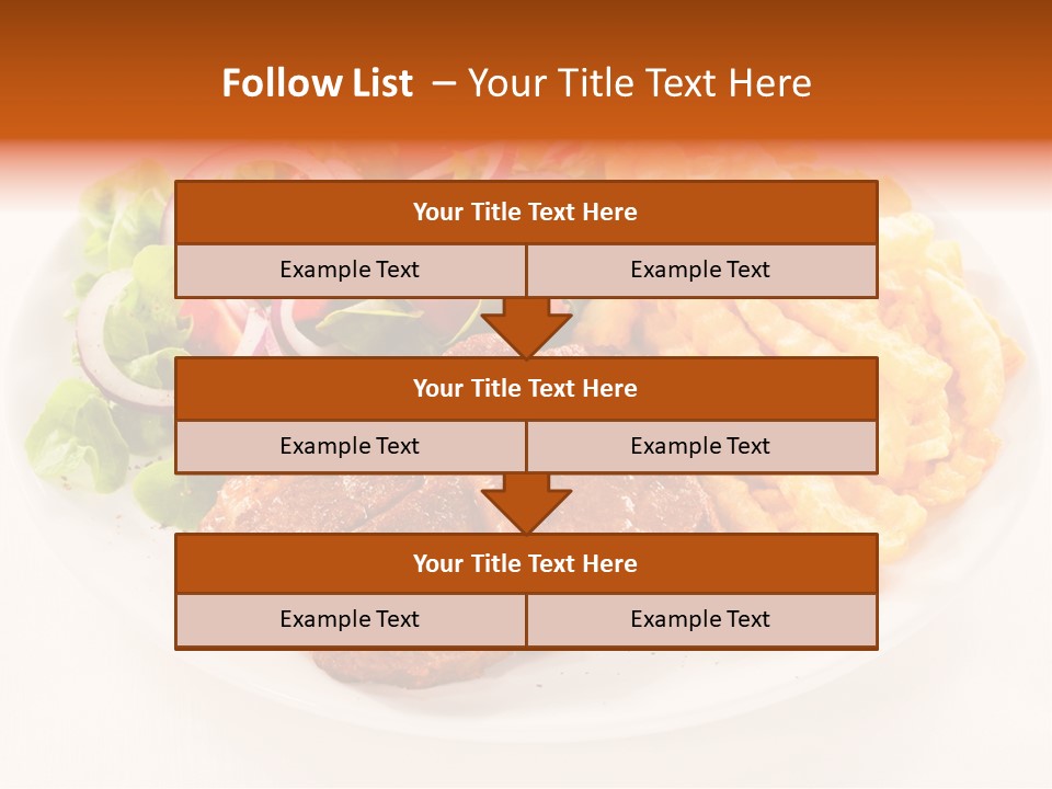 Dining Fillet Snack PowerPoint Template