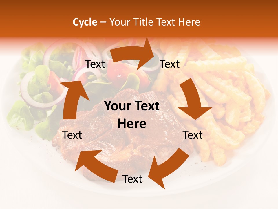 Dining Fillet Snack PowerPoint Template