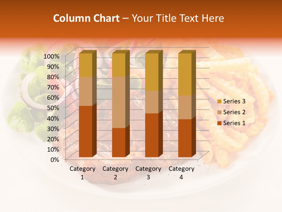 Dining Fillet Snack PowerPoint Template