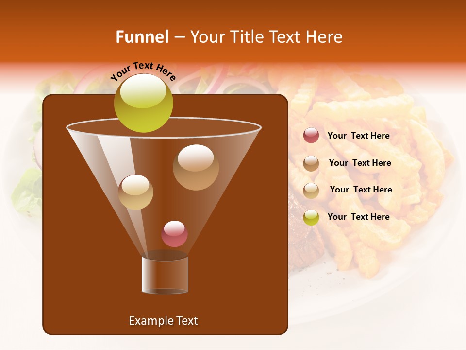 Dining Fillet Snack PowerPoint Template