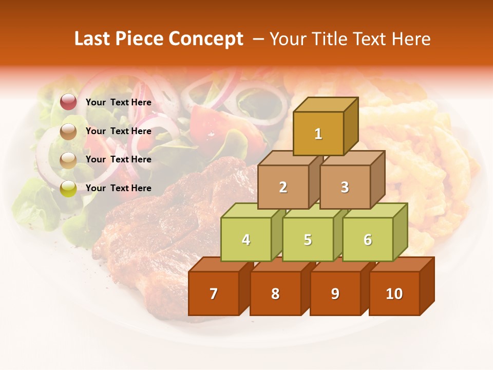Dining Fillet Snack PowerPoint Template