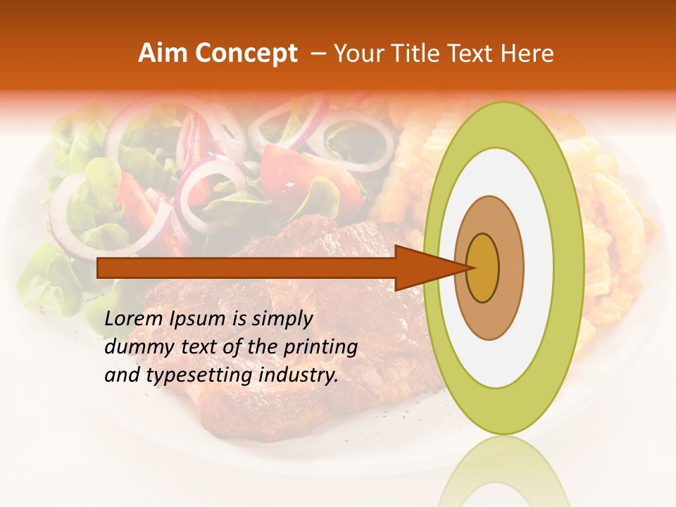 Dining Fillet Snack PowerPoint Template