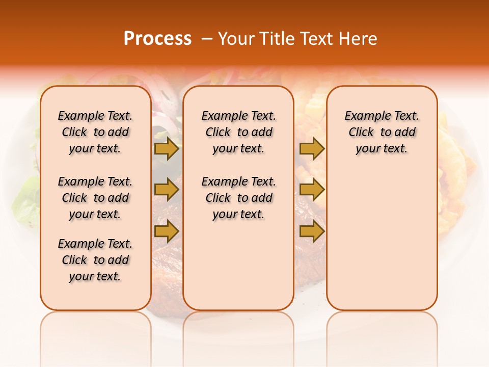 Dining Fillet Snack PowerPoint Template