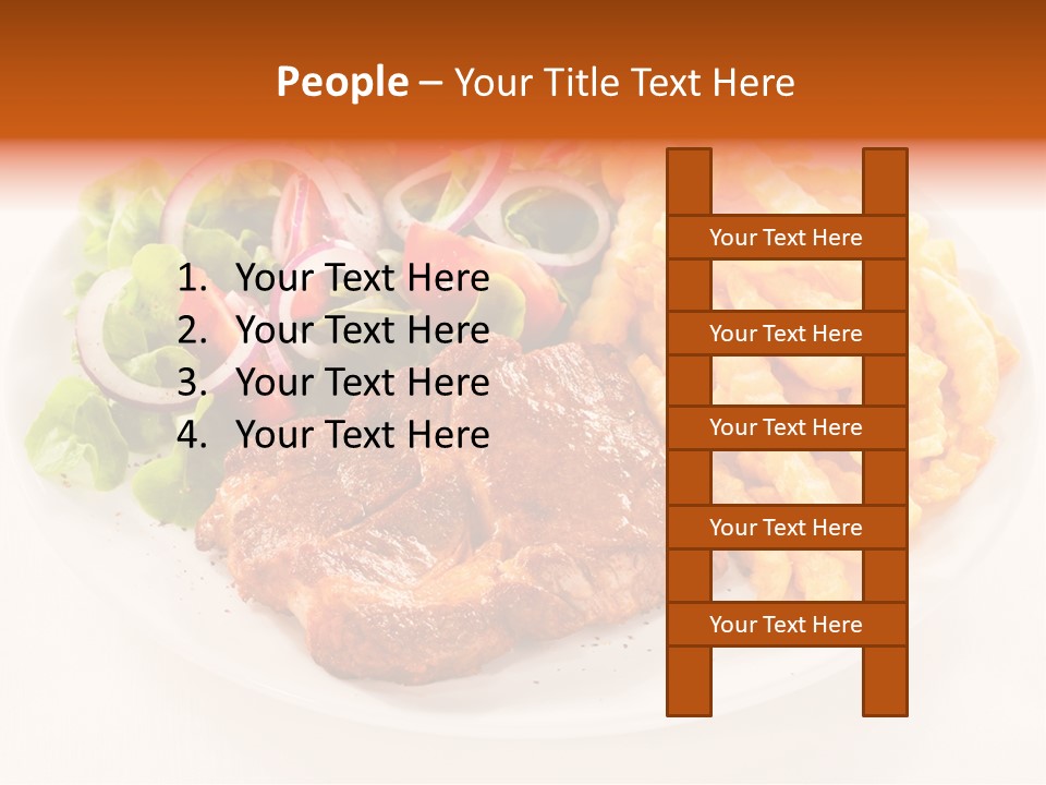 Dining Fillet Snack PowerPoint Template