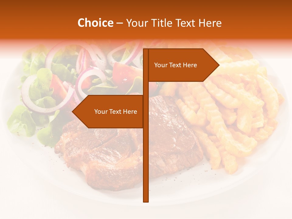 Dining Fillet Snack PowerPoint Template