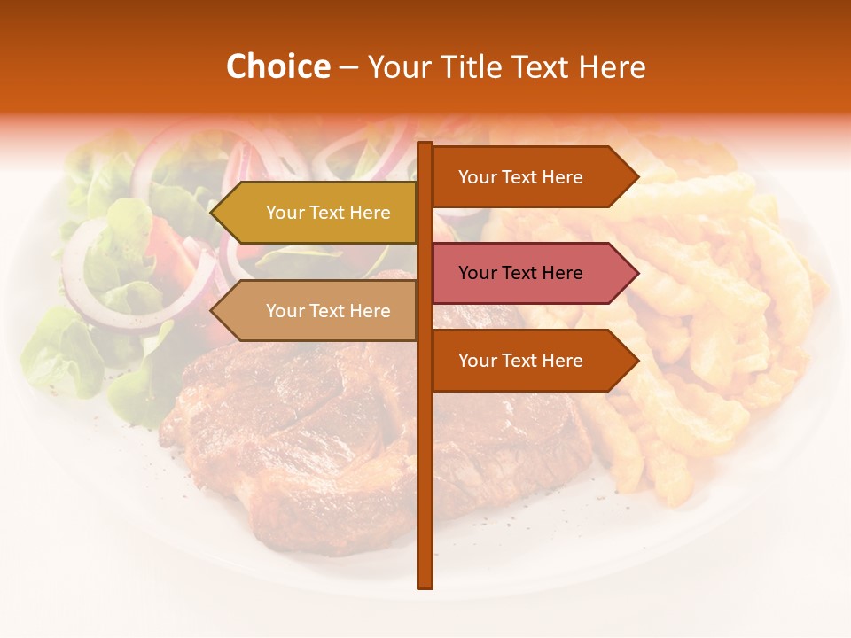 Dining Fillet Snack PowerPoint Template
