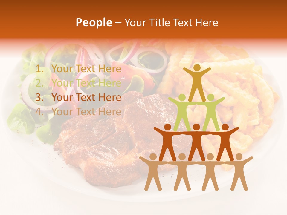 Dining Fillet Snack PowerPoint Template