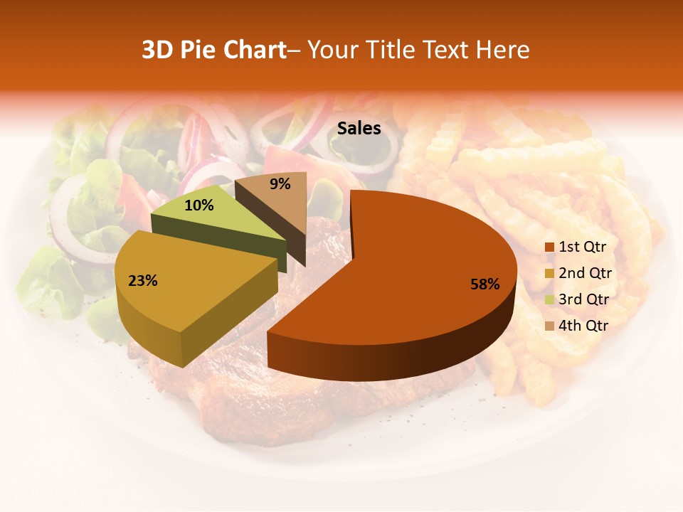Dining Fillet Snack PowerPoint Template