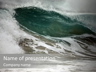 Indian Ocean Sand PowerPoint Template