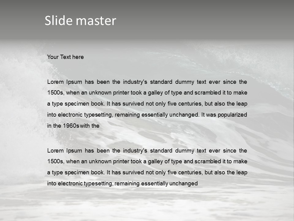 Indian Ocean Sand PowerPoint Template