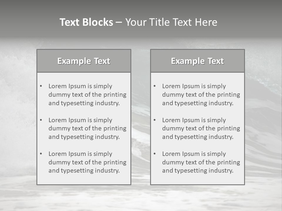 Indian Ocean Sand PowerPoint Template