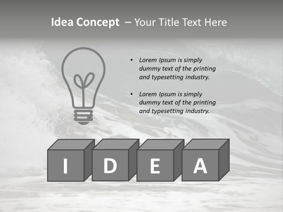 Indian Ocean Sand PowerPoint Template