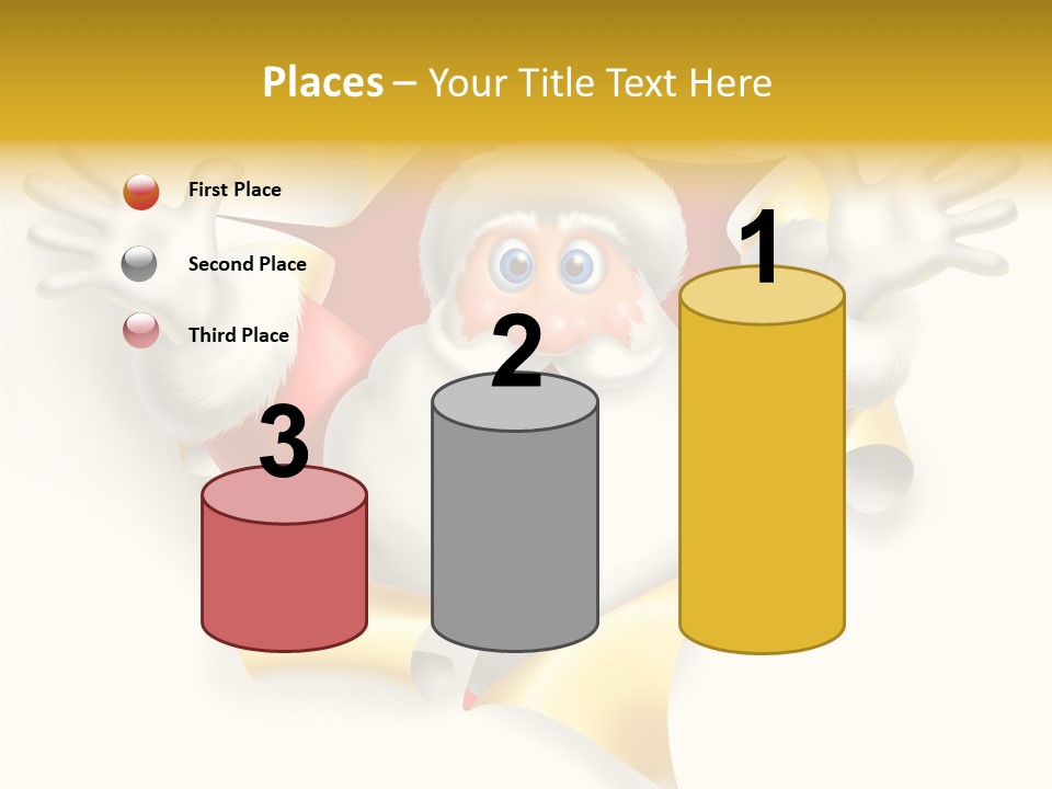 Gold Rip Hat PowerPoint Template