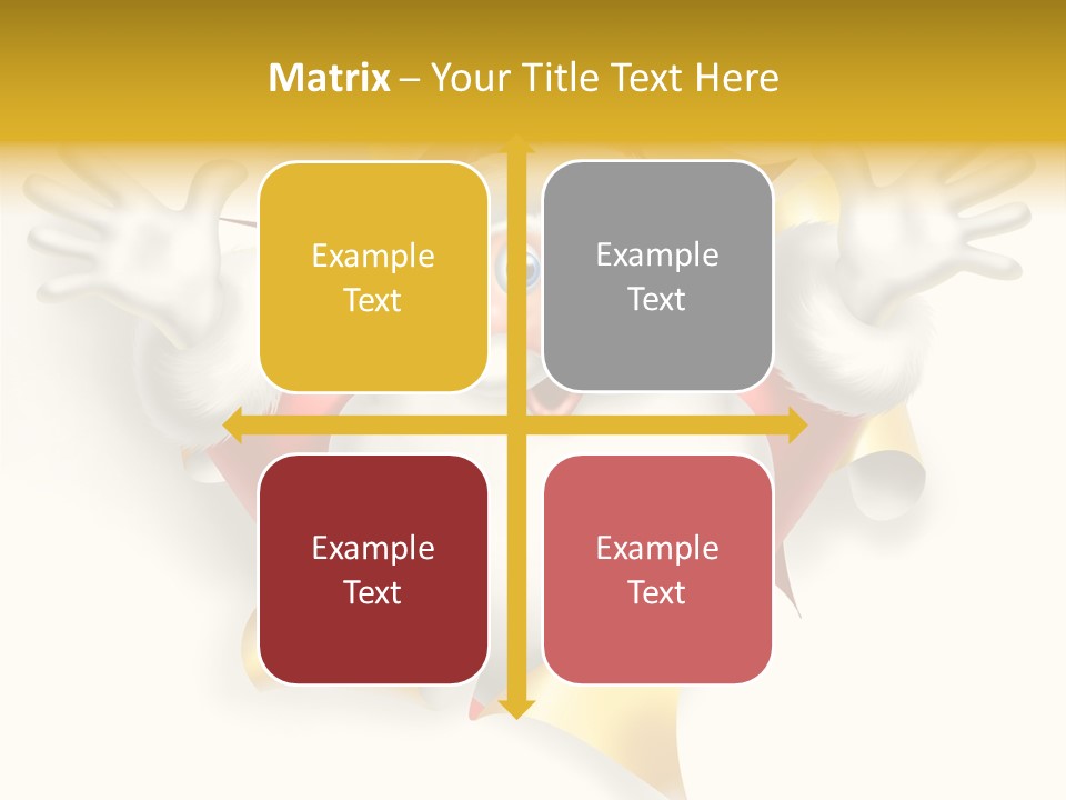 Gold Rip Hat PowerPoint Template