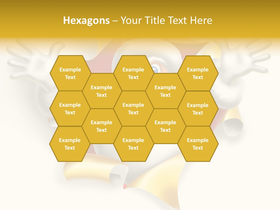 Gold Rip Hat PowerPoint Template