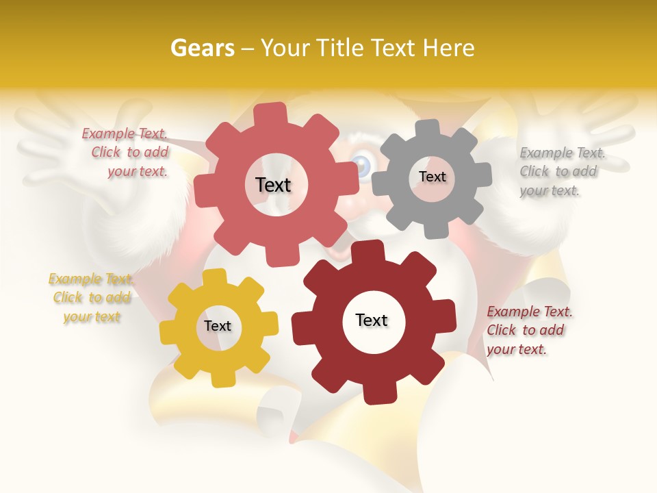 Gold Rip Hat PowerPoint Template