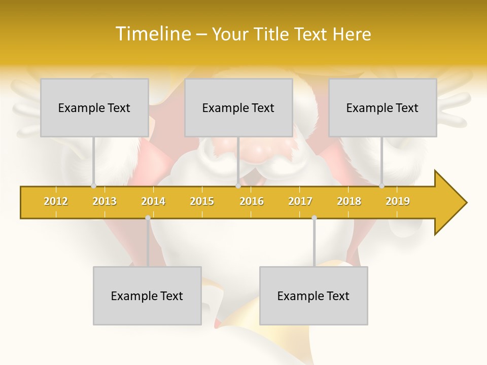 Gold Rip Hat PowerPoint Template