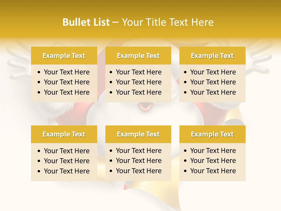 Gold Rip Hat PowerPoint Template